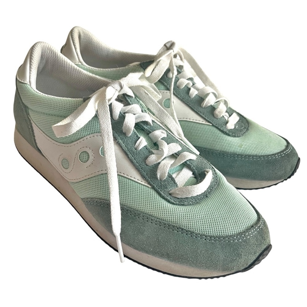 Saucony Women's Hornet Sneaker in Mint White Size‎ 8